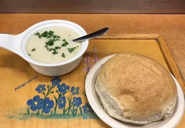 Bottomless Soup with Sourdough Roll